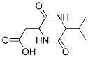 2-Piperazineacetic acid, 5-(1-methylethyl)-3,6-dioxo- (9CI) CAS#: 397847-48-2