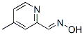 2-Pyridinecarboxaldehyde,4-methyl-,oxime(9CI) CAS#: 339363-87-0