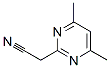 2-Pyrimidineacetonitrile, 4,6-dimethyl- (8CI,9CI) CAS#: 32691-58-0
