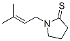 2-Pyrrolidinethione, 1-(3-methyl-2-butenyl)- (8CI) CAS#: 33226-29-8