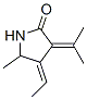 2-Pyrrolidinone,4-ethylidene-5-methyl-3-(1-methylethylidene)-,(Z)-(9CI) CAS#: 37817-28-0