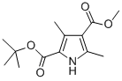 2-TERT-BUTYL 4-METHYL 3,5-DIMETHYL-1H-PYRROLE-2,4-DICARBOXYLATE CAS#: 34580-55-7