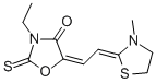 2-THIOXO-3-ETHYL-4-OXO-5-(2-(N-METHYL-1,3-THIAZOLIN-2-YLIDEN)-ETH-1-YLIDEN)-1,2-OXAZOLIDINE CAS#: 35795-44-9