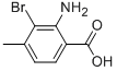 2-amino-3-bromo-4-methylbenzoic acid CAS#: 320740-35-0