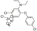2-chloro-5-(4-chlorophenoxy)-4-(diethylamino)benzenediazonium trichlorozincate CAS#: 3317-47-3