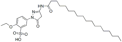 2-ethoxy-5-(5-oxo-3-stearamido-2-pyrazolin-1-yl)benzenesulphonic acid CAS#: 3968-15-8
