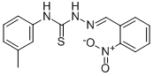2-nitrobenzaldehyde N-(3-methylphenyl)thiosemicarbazone CAS#: 303771-05-3