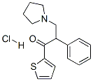 2-phenyl-3-pyrrolidin-1-yl-1-thiophen-2-yl-propan-1-one hydrochloride CAS#: 31468-86-7