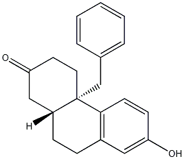 2(1H)-Phenanthrenone, 3,4,4a,9,10,10a-hexahydro-7-hydroxy-4a-(phenylmethyl)-, (4aS,10aR)- CAS#: 305822-61-1