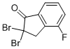 2,2-DIBROMO-2,3-DIHYDRO-4-FLUORO-1H-INDEN-1-ONE CAS#: 296281-79-3