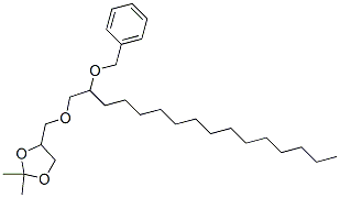 2,2-Dimethyl-4-[[[2-(phenylmethoxy)hexadecyl]oxy]methyl]-1,3-dioxolane CAS#: 39033-33-5