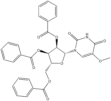 2',3',5'-Tri-O-benzoyl-5-Methoxyuridine CAS#: 37805-86-0