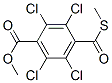 2,3,5,6-Tetrachloro-4-(methylthio)carbonylbenzenecarboxylic acid methyl ester CAS#: 3765-57-9