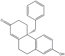 2(3H)-Phenanthrenone, 4,4a,9,10-tetrahydro-7-hydroxy-4a-(phenylmethyl)-, (4aS)- CAS#: 305822-57-5