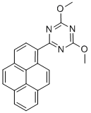 2,4-dimethoxy-6-pyren-1-yl-1,3,5-triazine CAS#: 3271-22-5