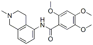 2,4,5-Trimethoxy-N-(1,2,3,4-tetrahydro-2-methylisoquinolin-5-yl)benzamide CAS#: 37481-40-6
