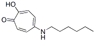 2,4,6-Cycloheptatrien-1-one, 5-(hexylamino)-2-hydroxy- (9CI) CAS#: 377086-48-1