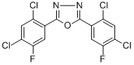 2,5-BIS(2,4-DICHLORO-5-FLUOROPHENYL)-1,3,4-OXADIAZOLE CAS#: 307557-48-8