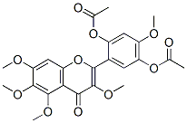 2',5'-Di(acetyloxy)-3,4',5,6,7-pentamethoxyflavone CAS#: 34318-22-4