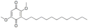 2,5-dimethoxy-3-tridecyl-cyclohexa-2,5-diene-1,4-dione CAS#: 3565-77-3