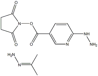 2,5-dioxopyrrolidin-1-yl 6-(2-(propan-2-ylidene)hydrazinyl)nicotinate (S-SANH) CAS#: 362522-50-7