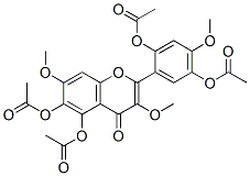 2',5,5',6-Tetrakis(acetyloxy)-3,4',7-trimethoxyflavone CAS#: 34318-39-3