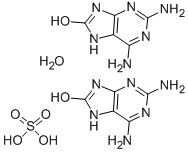 2,6-DIAMINO-8-PURINOL HEMISULFATE MONOHYDRATE CAS#: 123333-49-3