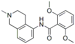 2,6-Dimethoxy-N-(1,2,3,4-tetrahydro-2-methylisoquinolin-5-yl)benzamide CAS#: 37481-39-3