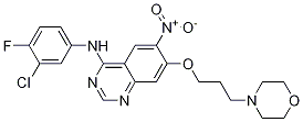 N-(3-chloro-4-fluorophenyl)-7-(3-Morpholinopropoxy)-6-nitroquinazolin-4-aMine CAS#: 267243-64-1