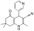 2,7,7-TRIMETHYL-5-OXO-4-(3-PYRIDINYL)-1,4,5,6,7,8-HEXAHYDRO-3-QUINOLINECARBONITRILE CAS#: 306286-94-2