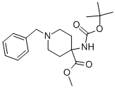 1-BENZYL-4-N-BOC-AMINO-PIPERIDINE-4-CARBOXYLIC ACID METHYL ESTER CAS#: 294180-37-3