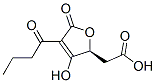 (2S)-4-Butyryl-3-hydroxy-5-oxo-2,5-dihydrofuran-2-acetic acid CAS#: 33404-61-4