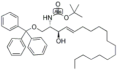 (2S,3R,4E)-2-TERT-BUTYLOXYCARBONYLAMINO-1-TRIPHENYLMETHYLOXY-4-OCTADECEN-2-OL CAS#: 299172-62-6