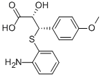 (2S,3S)-3-(2-AMINO-PHENYLSULFANYL)-2-HYDROXY-3-(4-METHOXY-PHENYL)-PROPIONIC ACID CAS#: 30193-57-8