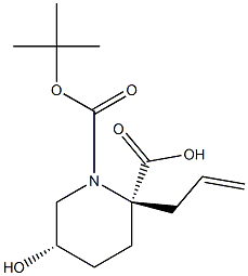(2S,5S)-2-allyl 1-tert-butyl 5-hydroxypiperidine-1,2-dicarboxylate CAS#: 396731-09-2