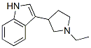 3-(1-Ethyl-3-pyrrolidinyl)-1H-indole CAS#: 3671-01-0