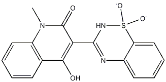 3-(1,1-dioxido-2H-1,2,4-benzothiadiazin-3-yl)-4-hydroxy-1-methyl-2(1H)-quinolinone CAS#: 303776-75-2