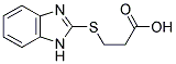 3-(1H-BENZIMIDAZOL-2-YLSULFANYL)PROPANOIC ACID CAS#: 32051-90-4