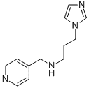 3-(1H-imidazol-1-yl)-N-(4-pyridinylmethyl)-1-propanamine CAS#: 279236-32-7