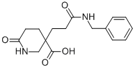 3-(2-BENZYLCARBAMOYL-ETHYL)-6-OXO-PIPERIDINE-3-CARBOXYLIC ACID CAS#: 361372-43-2