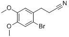 3-(2-BROMO-4,5-DIMETHOXYPHENYL)PROPANENITRILE CAS#: 35249-62-8