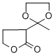 3-(2-METHYL-1,3-DIOXOLAN-2-YL)TETRAHYDROFURAN-2-ONE CAS#: 31536-34-2