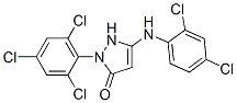 3-(2,4-dichloroanilino)-1-(2,4,6-trichlorophenyl)-5-pyrazolone CAS#: 3182-02-3