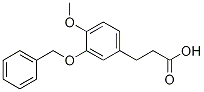 3-(3-Benzyloxy-4-Methoxyphenyl)propionic acid, 96% CAS#: 36418-96-9