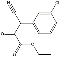3-(3-Chloro-phenyl)-3-cyano-2-oxo-propionic acid ethyl ester CAS#: 38747-02-3