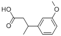 3-(3-Methoxy-phenyl)-butyric acid CAS#: 37730-33-9