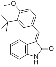 3-(3-TERT-BUTYL-4-METHOXYBENZYLIDENYL)INDOLIN-2-ONE CAS#: 293302-19-9
