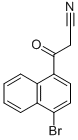 3-(4-BROMO-1-NAPHTHYL)-3-OXOPROPANENITRILE CAS#: 374926-06-4