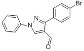3-(4-BROMO-PHENYL)-1-PHENYL-1H-PYRAZOLE-4-CARBALDEHYDE CAS#: 36640-41-2