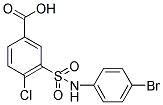 3-(4-BROMO-PHENYLSULFAMOYL)-4-CHLORO-BENZOIC ACID CAS#: 380193-41-9